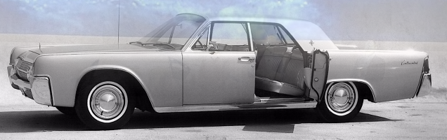 Sedan with door open